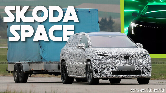 El Nuevo SUV Eléctrico De 7 Plazas De Skoda Puede Remolcar, Pero No Esperes Ir Muy Lejos / Carscoops